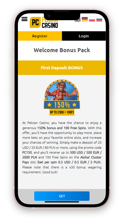 Pelican Casino First Deposit Bonus